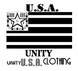 U.S.A. US UNITY UNITYU.S.A. CLOTHING logo