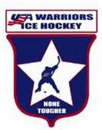 USA WARRIORS ICE HOCKEY NONE TOUGHER logo