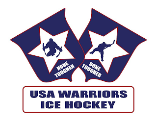 USA WARRIORS ICE HOCKEY NONE TOUGHER logo