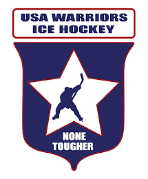 USA WARRIORS ICE HOCKEY NONE TOUGHER logo