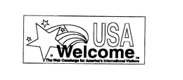 USA WELCOME THE WEB CONCIERGE FOR AMERICA'S INTERNATIONAL VISITORS logo