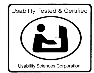 USABILITY TESTED & CERTIFIED USABILITY SCIENCES CORPORATION