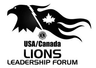 USA/CANADA LIONS LEADERSHIP FORUM L LIONS INTERNATIONAL logo