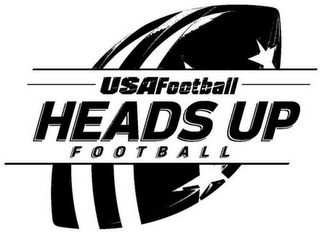 USAFOOTBALL HEADS UP FOOTBALL logo