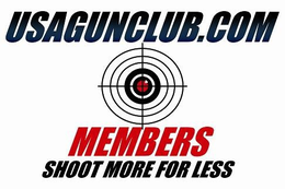 USAGUNCLUB.COM MEMBERS SHOOT MORE FOR LESS logo