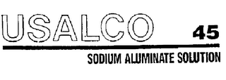 USALCO 45 SODIUM ALUMINATE SOLUTION logo