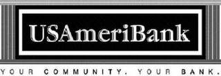USAMERIBANK YOUR COMMUNITY. YOUR BANK. logo