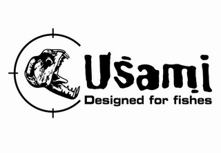 USAMI DESIGNED FOR FISHES logo