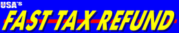 USA'S FAST TAX REFUND logo
