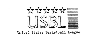 USBL UNITED STATES BASKETBALL LEAGUE logo