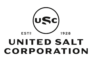 USC ESTD 1928 UNITED SALT CORPORATION logo