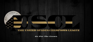 USCL THE UNITED SPADES CHAMPIONS LEAGUEGO FOR THE CROWN logo