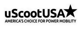 USCOOTUSA AMERICA'S CHOICE FOR POWER MOBILITY logo
