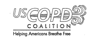 USCOPD COALITION HELPING AMERICANS BREATHE FREE logo