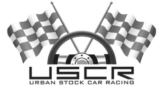 USCR URBAN STOCK CAR RACING logo