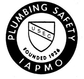 USEC PLUMBING SAFETY IAPMO FOUNDED 1926