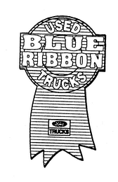 USED BLUE RIBBON TRUCKS FORD TRUCKS logo
