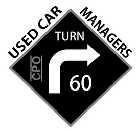 USED CAR MANAGERS CPO TURN 60 logo