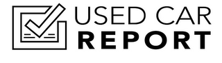 USED CAR REPORT logo