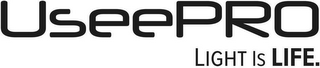 USEEPRO LIGHT IS LIFE. logo