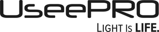 USEEPRO LIGHT IS LIFE. logo