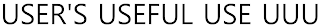 USER'S USEFUL USE UUU logo
