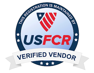 USFCR VERIFIED VENDOR THIS REGISTRATION IS MAINTAINED BY logo