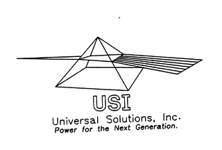 USI UNIVERSAL SOLUTIONS, INC. POWER FOR THE NEXT GENERATION. logo