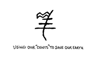 USING OUR "CENTS" TO SAVE OUR EARTH logo