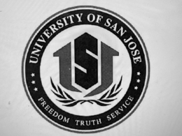 USJ UNIVERSITY OF SAN JOSE FREEDOM TRUTH SERVICE logo