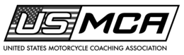 USMCA UNITED STATES MOTORCYCLE COACHING ASSOCIATION logo