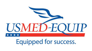 USMED-EQUIP EQUIPPED FOR SUCCESS. logo