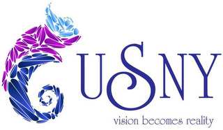 USNY VISION BECOMES REALITY logo