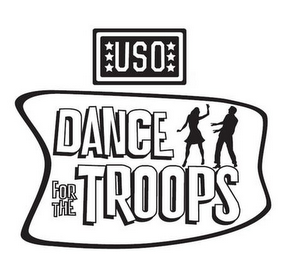 USO DANCE FOR THE TROOPS logo