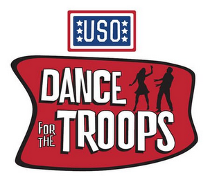 USO DANCE FOR THE TROOPS logo