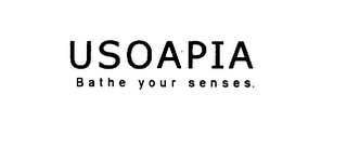 USOAPIA BATHE YOUR SENSES. logo