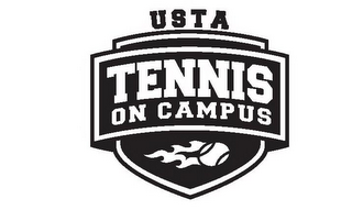 USTA TENNIS ON CAMPUS logo