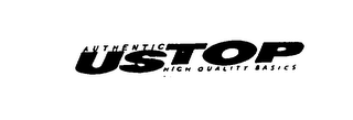 USTOP AUTHENTIC HIGH QUALITY BASICS logo