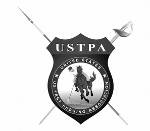 USTPA UNITED STATES TENT PEGGING ASSOCIATION logo