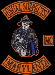 USUAL SUSPECTS MARYLAND MC logo