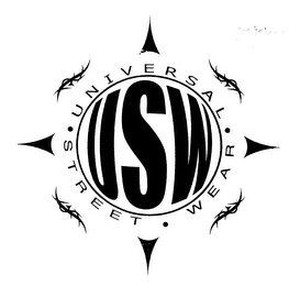 USW UNIVERSAL STREET WEAR logo