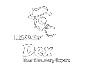 USWEST DEX YOUR DIRECTORY EXPERT logo