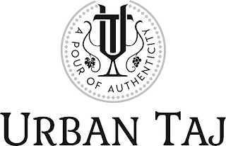 UT A POUR OF AUTHENTICITY URBAN TAJ logo