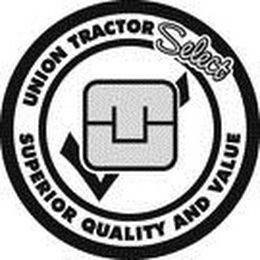 UT UNION TRACTOR SELECT SUPERIOR QUALITY AND VALUE logo