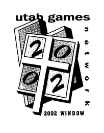 UTAH GAMES NETWORK 2002 WINDOW logo
