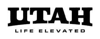 UTAH LIFE ELEVATED logo