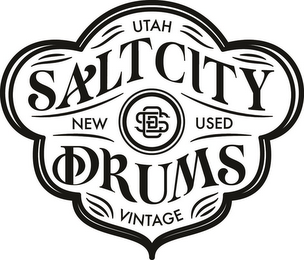 UTAH SALT CITY DRUMS NEW USED VINTAGE SCD logo