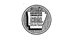 UTAH'S ARKANSAS SMOKELESS COAL "FROM THE FAMOUS PHILPOT SEAM" logo