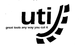 UTI GREAT TOOLS ANY WAY YOU CUT IT logo