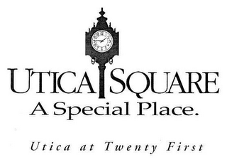 UTICA SQUARE A SPECIAL PLACE. UTICA AT TWENTY FIRST logo